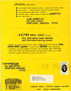 Club: Gametics (October 1982)